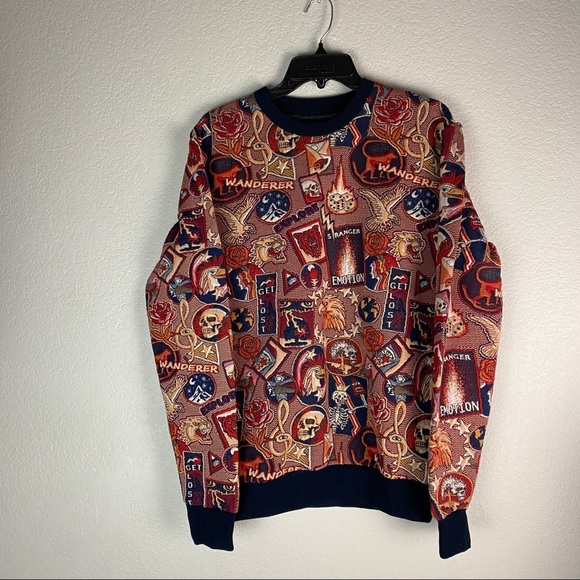 Zara Stranger Emotion Sweatshirt Size Small - Picture 1 of 7